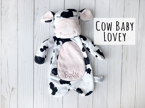 Cow lovey hot sale