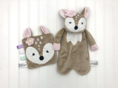 Fawn Baby Lovey and Crinkle Toy-Baby Gift Set