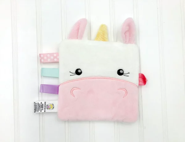 Unicorn baby crinkle toy