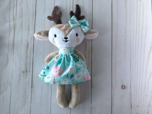 Custom Fawn Deer Dress up doll