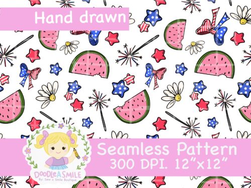 4th of July Seamless File