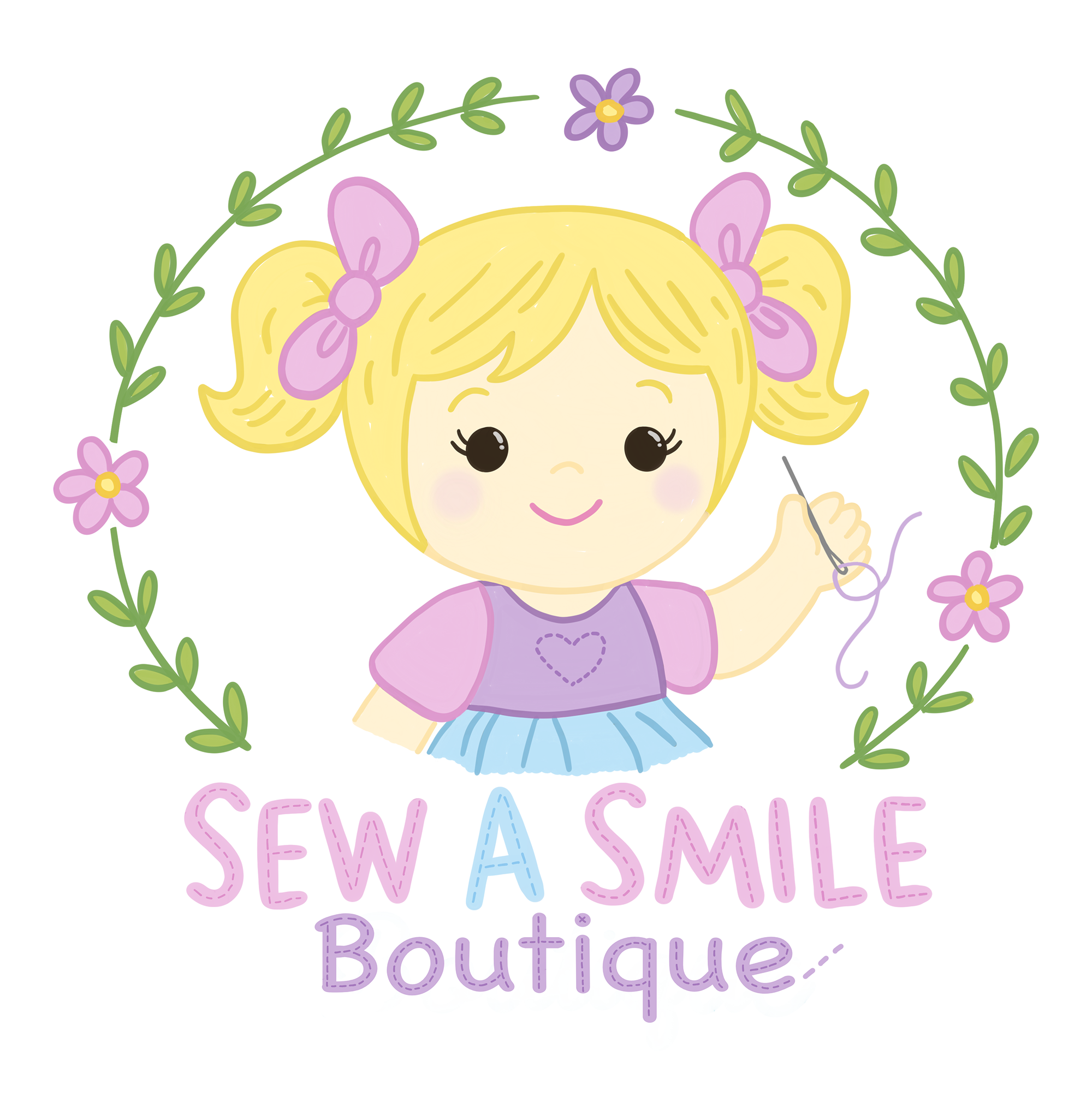 Sew A Smile Boutique Logo