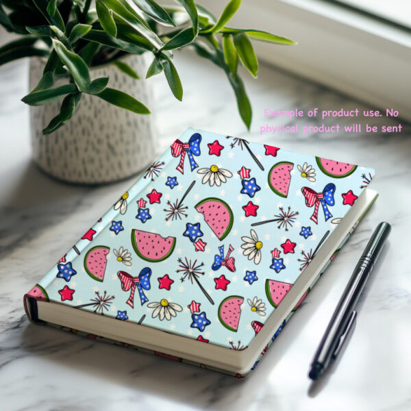 4th of July Seamless File- BLUE - Image 4