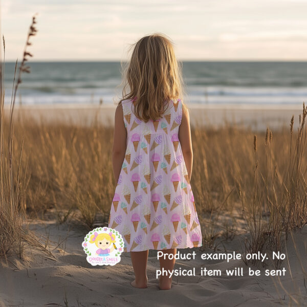 Pastel Ice Cream Cones Seamless File - Image 6