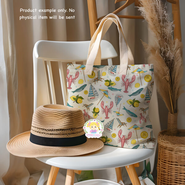 Amalfi Coast Seamless File - Blue - Image 4