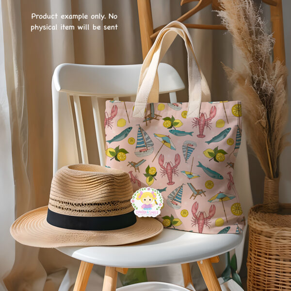 Amalfi Coast Seamless File - Pink - Image 5