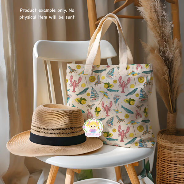 Amalfi Coast Seamless File - White - Image 6