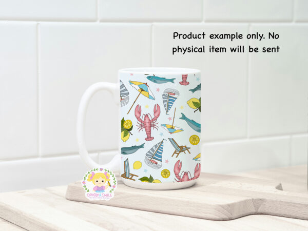 Amalfi Coast Seamless File - Blue - Image 8