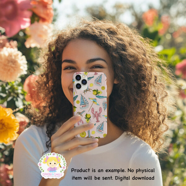 Amalfi Coast Seamless File - Pink - Image 8