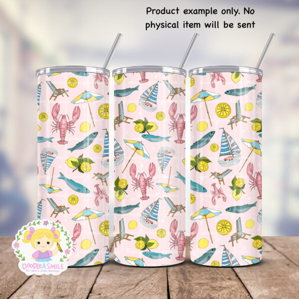 Amalfi Coast Seamless File - Pink - Image 10