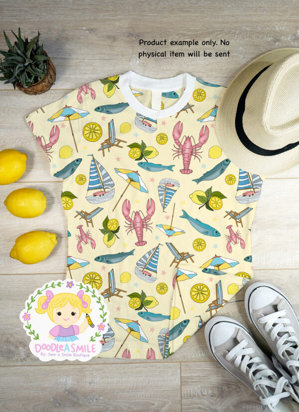 Amalfi Coast Seamless File - Yellow - Image 4