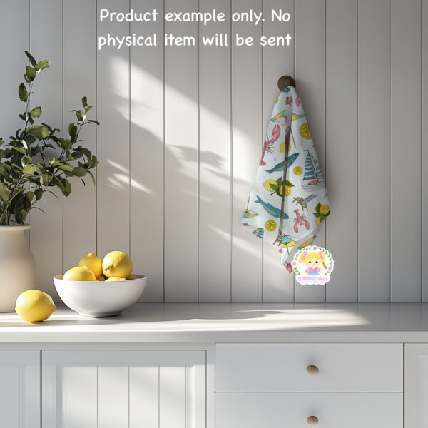 Amalfi Coast Seamless File - Blue - Image 5