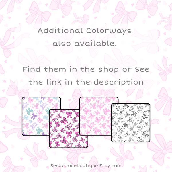 Coquette Bow- Pink Tumbler Wrap PNG - Image 13