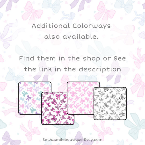 Coquette Bow- Pastels Seamless File - Image 8