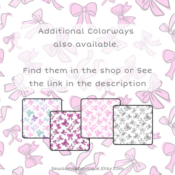 Coquette Bow- Messy PINK Seamless File - Image 9