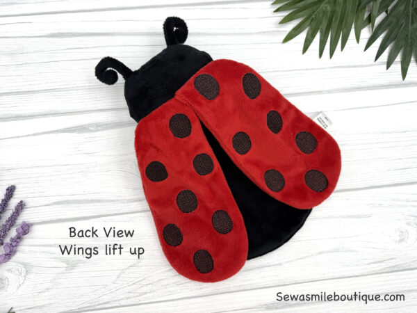 Lady Bug Personalized Baby Lovey - Image 3