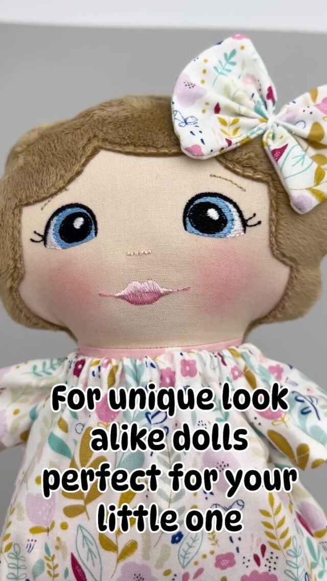 Put your hand together for unique lookalike dolls!  Each one is as special and unique as your little one making them the perfect gift. 

Be sure to follow for more cuteness and order yours today 

#invitationtoplay
#bespokedoll
#shophandmade
#handmadewithlove
#momlife
#mylittlegirl
#myprincess
#stuffeddoll
#ooakdoll
#momownedbusiness
#christianmammas
#handmadedolls
#imaginativeplay
#simplychiledren
#girlmomlife