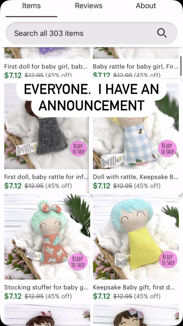 Now happening in the Etsy shop.

Go take a peek and let me know which is your favorite. 

#handmadedolls #giftsforlittlegirls #grandmasgirl❤️ #buyhandmadegifts #handmadewithlove #clothdoll #christmasgiftsforkids