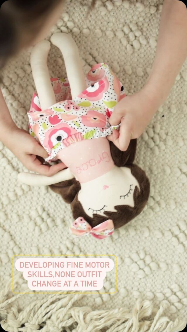 Playing with dolls is more than just playing with a toy. It can help build fine motor skills, boost creativity and imagination plus increase their social and emotional development. #customdolls 

#bespokedoll #customdoll #personalizedgifts #finemotorskillspractice #playpretend