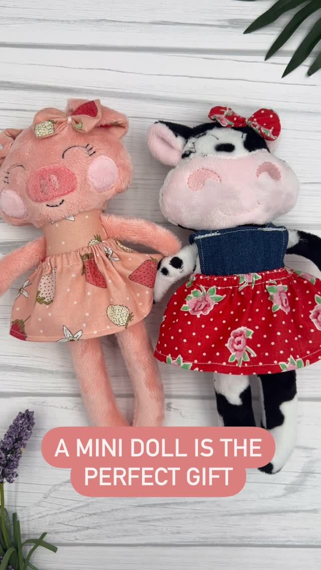 Mini dolls are the perfect little gift!  Don’t want an animal doll? You can get a lookalike doll in mini size too. 

Size 11”. Just right for little hands. Or a baby’s first doll. 

I have made to order animal dolls as well as fully custom personalized option. 

Dm MINI for details 

#handmadedolls #handmadewithlove💖 #stuffedanimalsofinstagram #toddlergifts