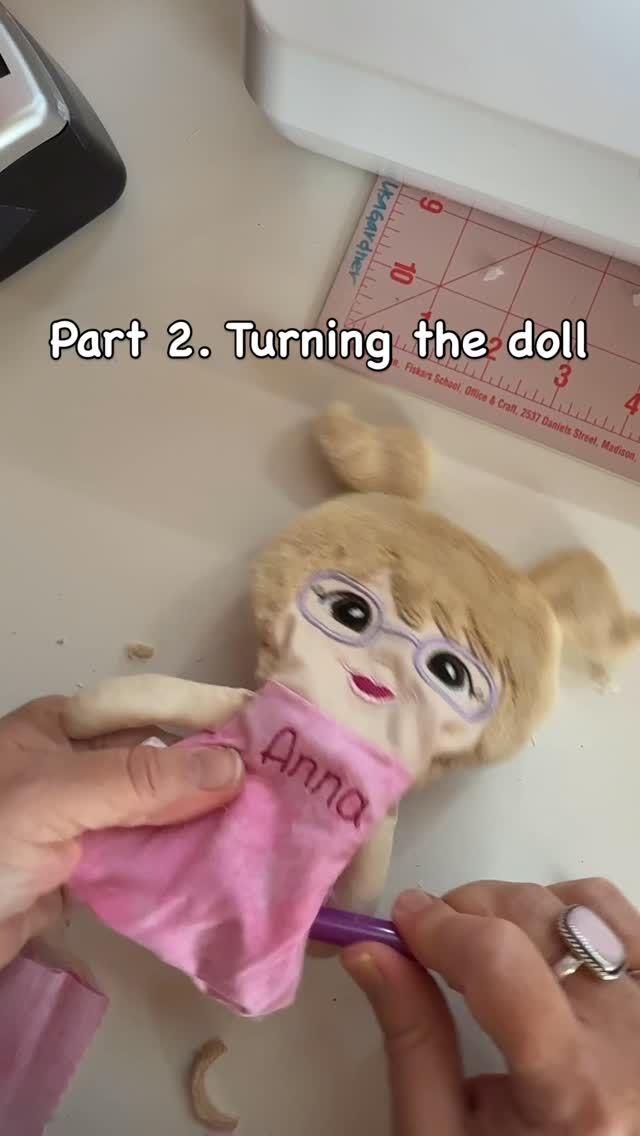 Part 2. Let’s birth this doll. 

#customdoll #dollmaking #clothdoll #bespokedoll #personalizedgiftidea